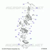 CARTERS MOTEUR AND CRANKSHAFT