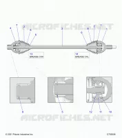 DRIVE TRAIN, HALF ARBRE DE TRANSMISSION ARRIERE