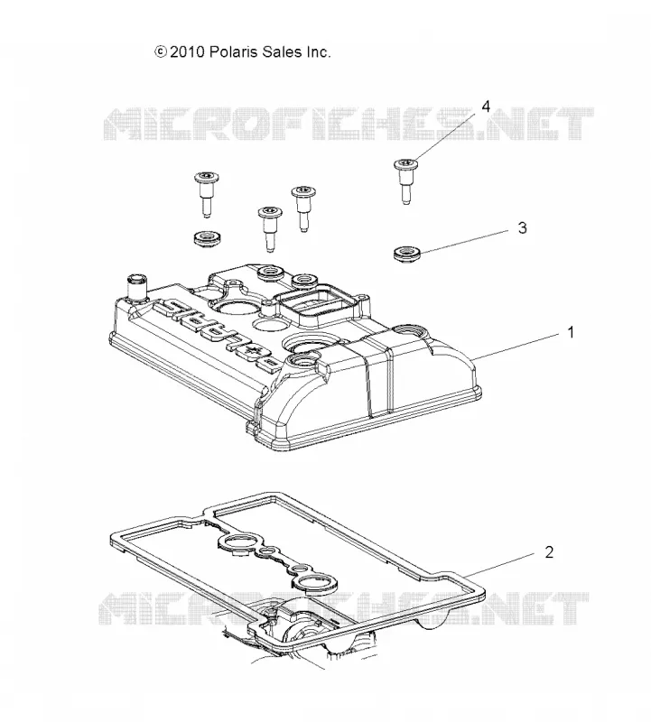 MOTEUR, COUVERCLE SOUPAPE
