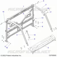 CHASSIS, CAB CADRE