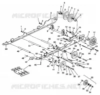 SUSPENSION  440 XCR 0961660 (4932113211B011)