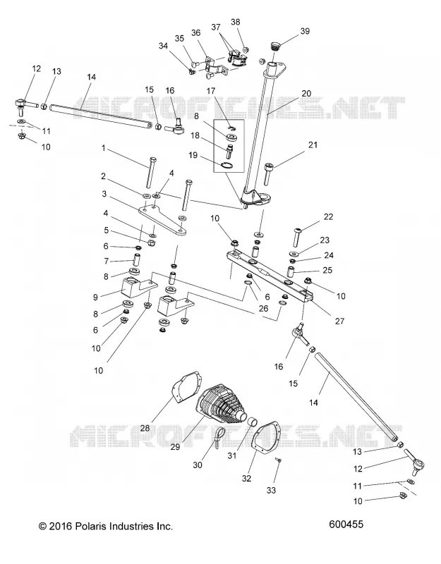 DIRECTION INFERIEUR AND TIE RODS
