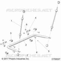 SUSPENSION, REAR BARRE STABILISATRICE