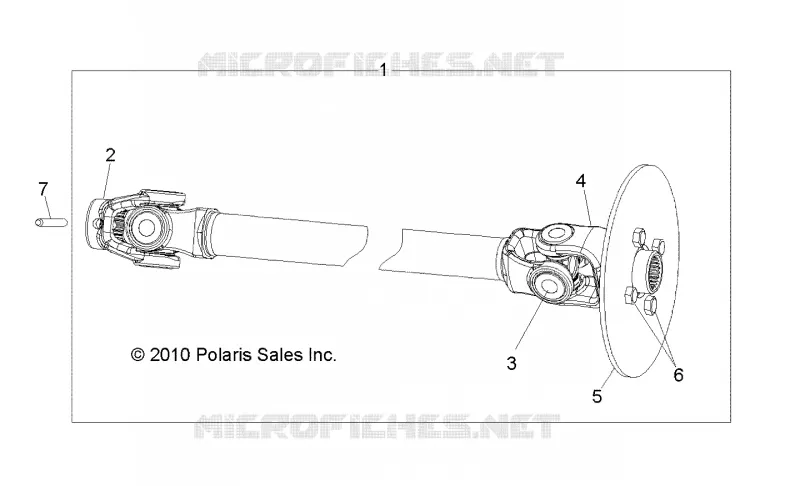 DRIVE TRAIN, FRONT ARBRE DE TRANSMISSION
