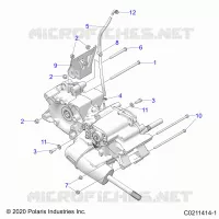 SYSTÃˆME DE TRANSMISSION, MAIN GEARCASE MOUNTING