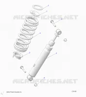 SUSPENSION, AMORTISSEUR AVANT MOUNTING