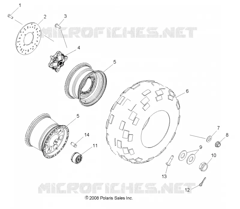 ROUES, REAR