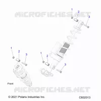 SUSPENSION, SUPPORT AMORTISSEUR , REAR SUSP.