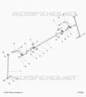 SUSPENSION, REAR BARRE STABILISATRICE