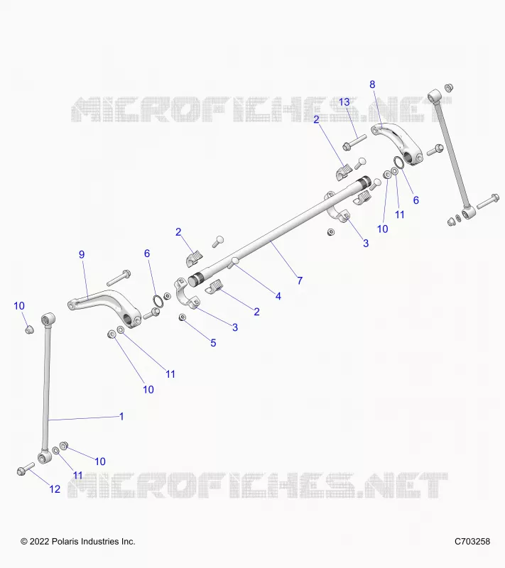 SUSPENSION, REAR BARRE STABILISATRICE