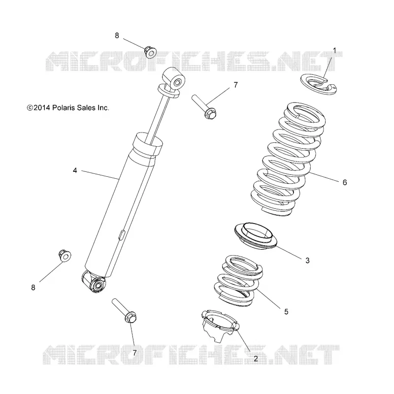 SUSPENSION ARRIERE SHOCK