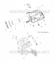 MOTEUR, PRISE D'AIR