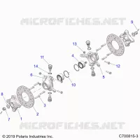 SUSPENSION AVANT HUB