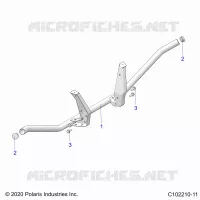 CARROSSERIE ARRIERE RACK SUPPORT