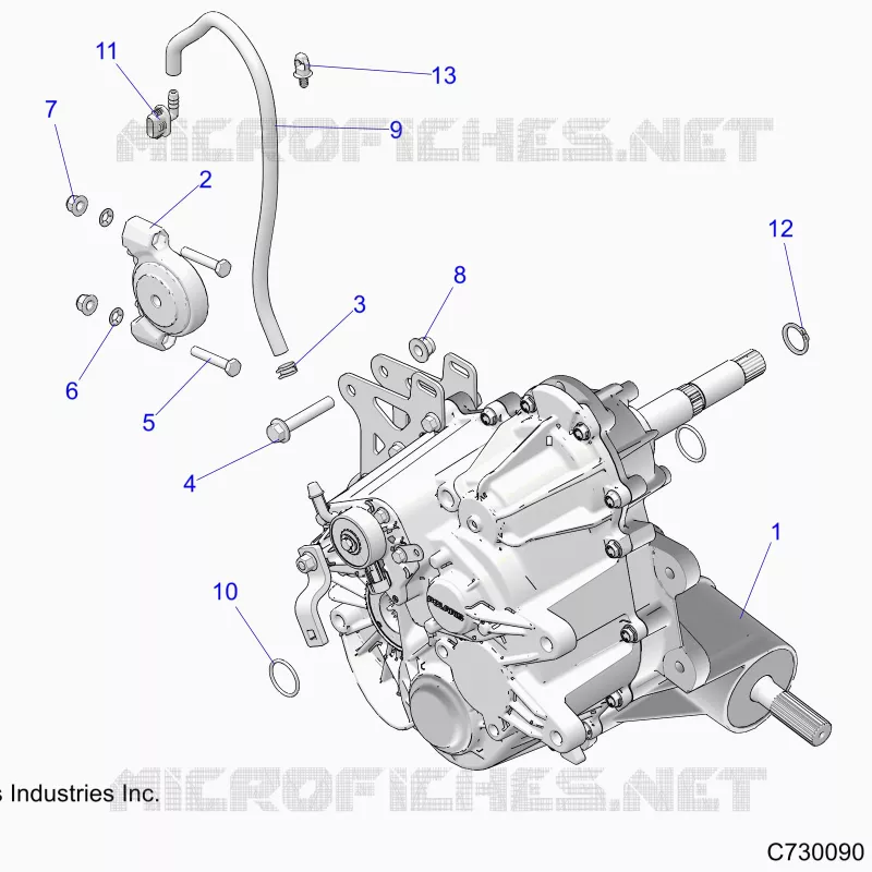 SYSTÃˆME DE TRANSMISSION, MAIN GEARCASE MOUNTING