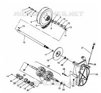 SYSTÈME DE TRANSMISSION 600 XCR 0961676 AND EUROPEAN 600 XCR E961676 (4932123212B008)