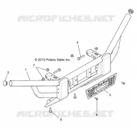 CHASSIS, FRONT PARE CHOCS