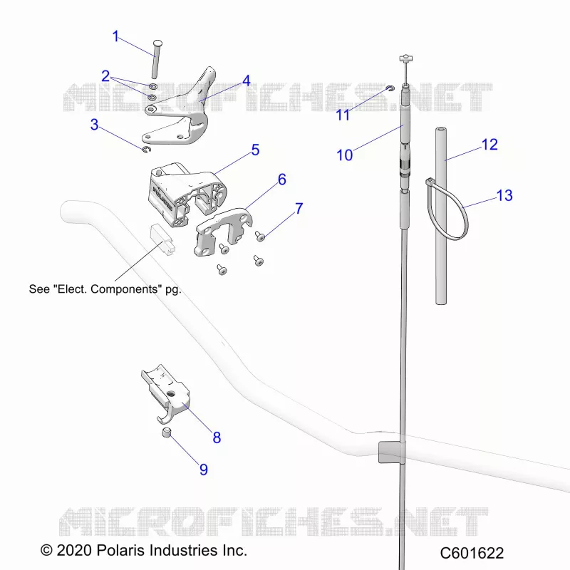 MOTEUR, THROTTLE CONTROL ASM.