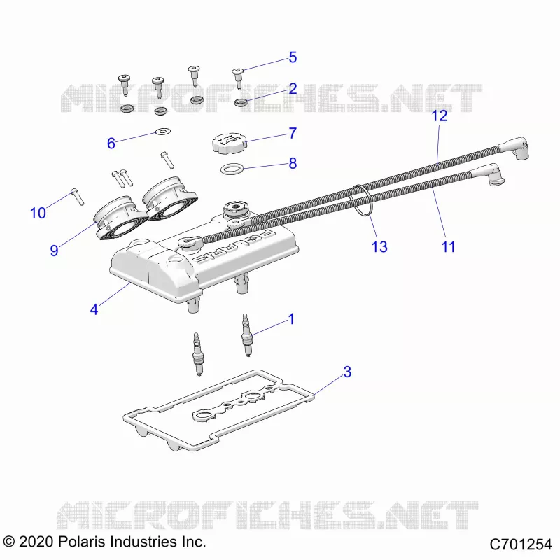 ENGINE, THROTTLE BODY AND COUVERCLE SOUPAPE