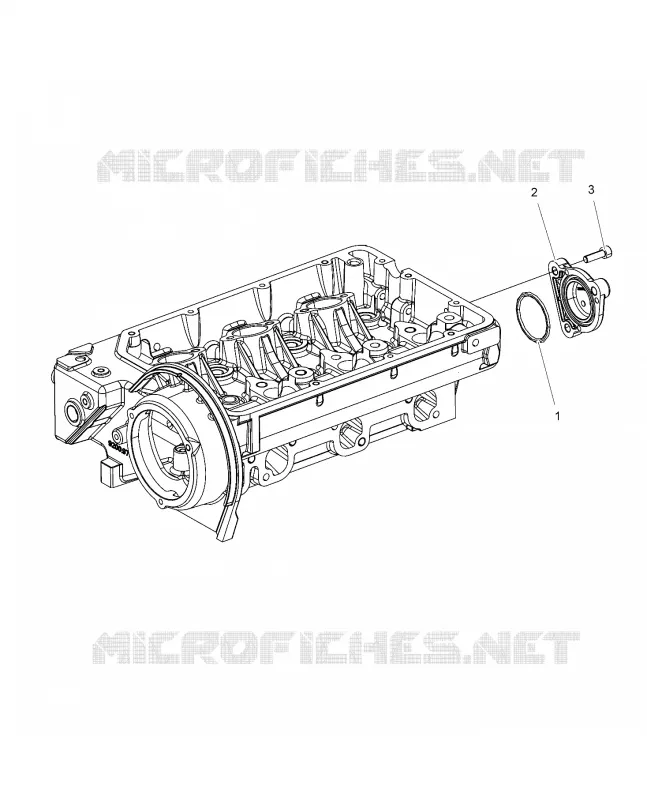 MOTEUR, COVER, 3RD PTO