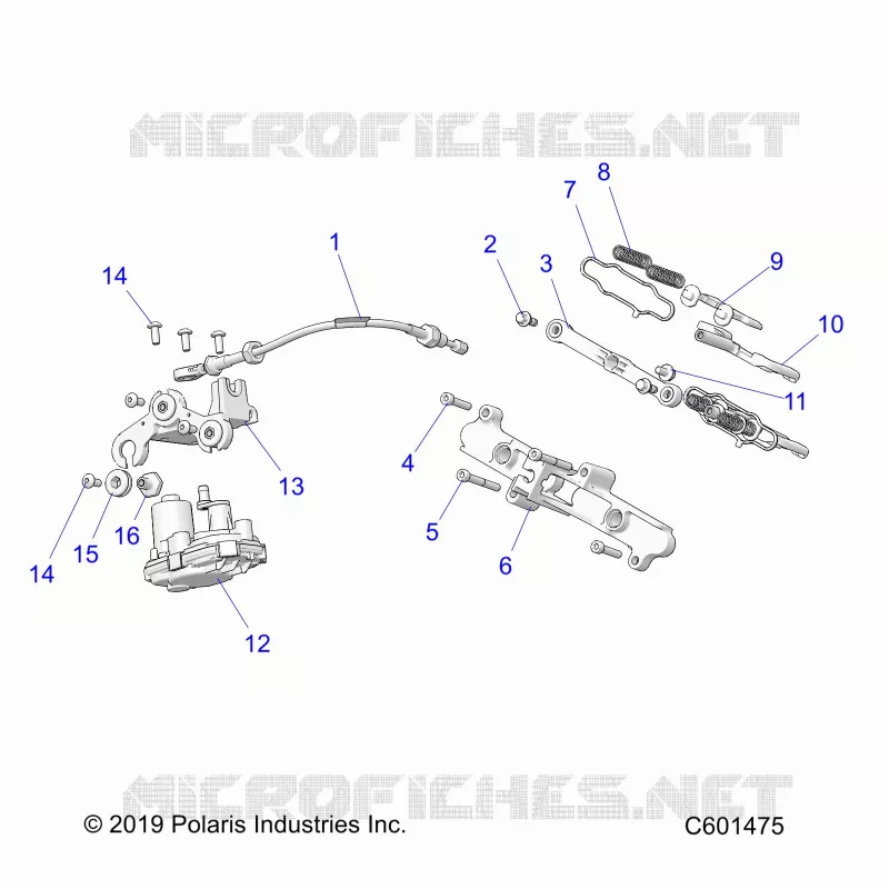 ENGINE, VALVE D'ECHAPPEMENT ASM. AND ACTUATOR