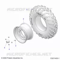ROUES, FRONT TIRE