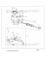 FREIN AVANT BRAKE LEVER AND MASTER CYLINDER