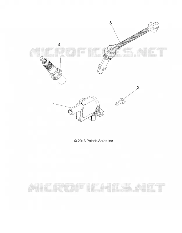 ELECTRICITE, IGNITION COIL, WIRE AND SPARK PLUG