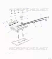 ENGINE, THROTTLE BODY AND COUVERCLE SOUPAPE