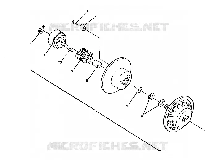 EMBRAYAGE DE TRANSMISSION INDY LITE GT (4921342134020A)