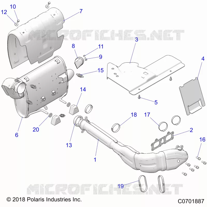 ENGINE, ECHAPPEMENT