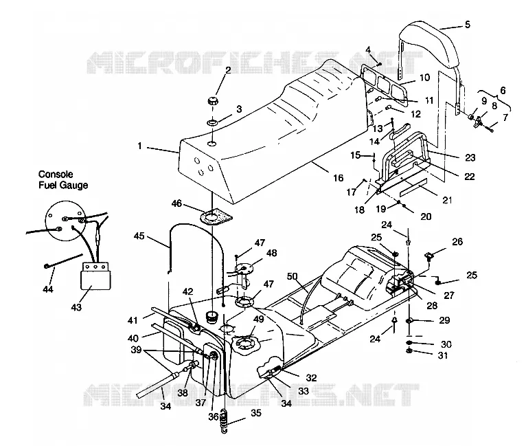 SIEGE ET RESERVOIR CLASSIC TOURING 0942875 (4924962496005A)