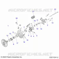 SYSTÃˆME DE TRANSMISSION, PRIMARY CLUTCH
