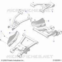 SUSPENSIONDLE CONTROL ARMS