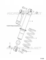 SUSPENSION, AMORTISSEUR AVANT MOUNTING
