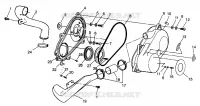 COUVERCLE D'EMBRAYAGE Magnum 4X4 W968144 and Swedish Magnum 4X4 S968144 (4936053605C002)