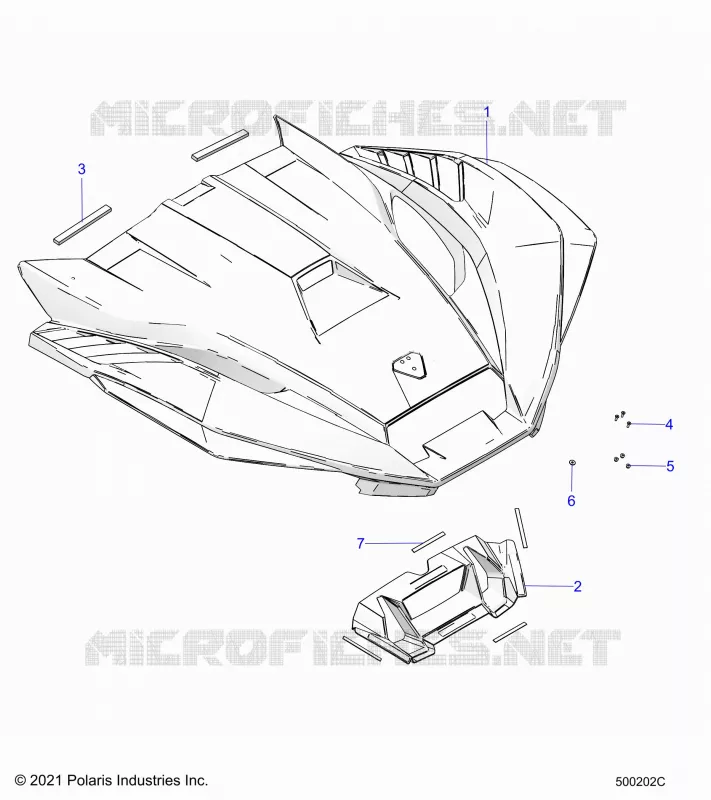 CAPOT, VENTED (SL/SLR/R OPTION)
