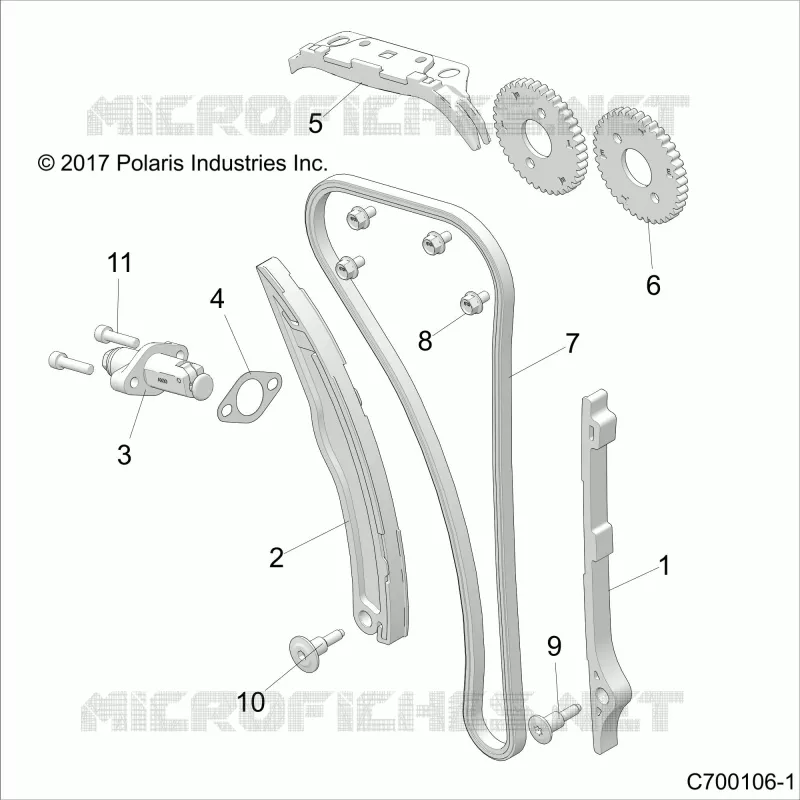 CHAINE DE DISTRIBUTION AND TENSIONER
