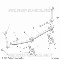SUSPENSION, FRONT BARRE STABILISATRICE