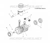 ENGINE, PISTON ET VILEBREQUIN