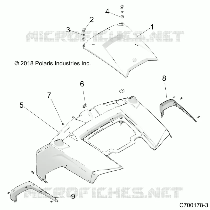 CAPOT ET CARROSSERIE AVANT