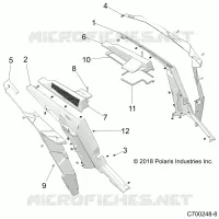 GARDE BOUE ARRIERES AND BEZELS- Z19VDE99NK (C700248-8)
