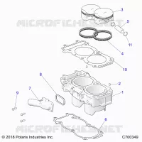 CYLINDRE AND PISTON