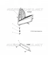 ELECTRICITE, HEADLIGHT AND TAILLIGHT