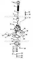 CARBURATEUR XLT TOURING 0973357 AND EUROPEAN XLT TOURING E973357 (4937723772C011)