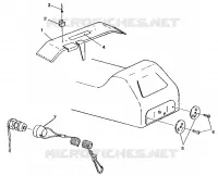 PROTECTION D'EMBRAYAGE/REFLECTOR ASSEMBLY European 440,440 SKS,500 EFI,EFI  SKS,Lite (49237723770003)