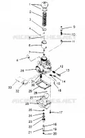 CARBURATEUR LITE GT 0953133 and  EUROPEAN LITE GT E953133 (4928922892C007)