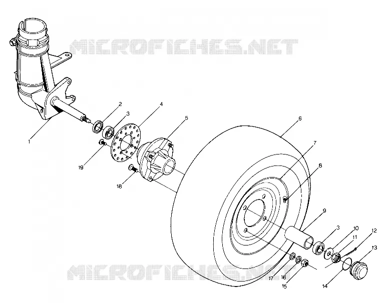 ROUE AVANT ASSEMBLY (4916361636017A)