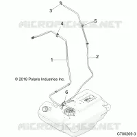 BODY, CARBURANT LINES, STD.