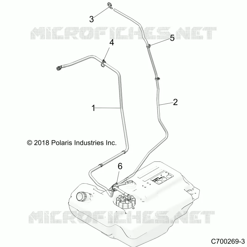 BODY, CARBURANT LINES, STD.